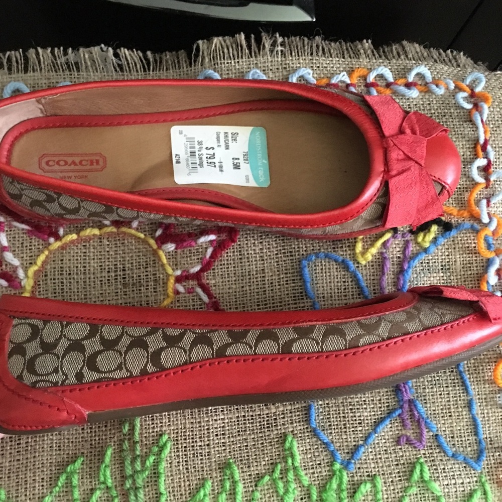 Lightly worn Coach flats